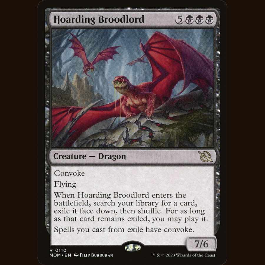 Hoarding Broodlord [March of the Machine] full-card image