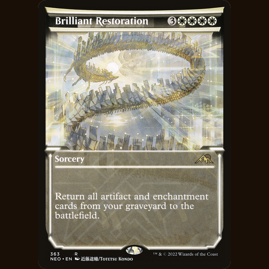 Brilliant Restoration (Showcase) [Kamigawa: Neon Dynasty] full-card image