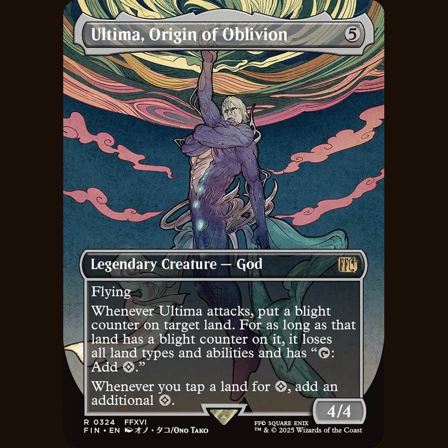 Ultima, Origin of Oblivion (Borderless) [Universes Beyond: FINAL FANTASY] full-card image