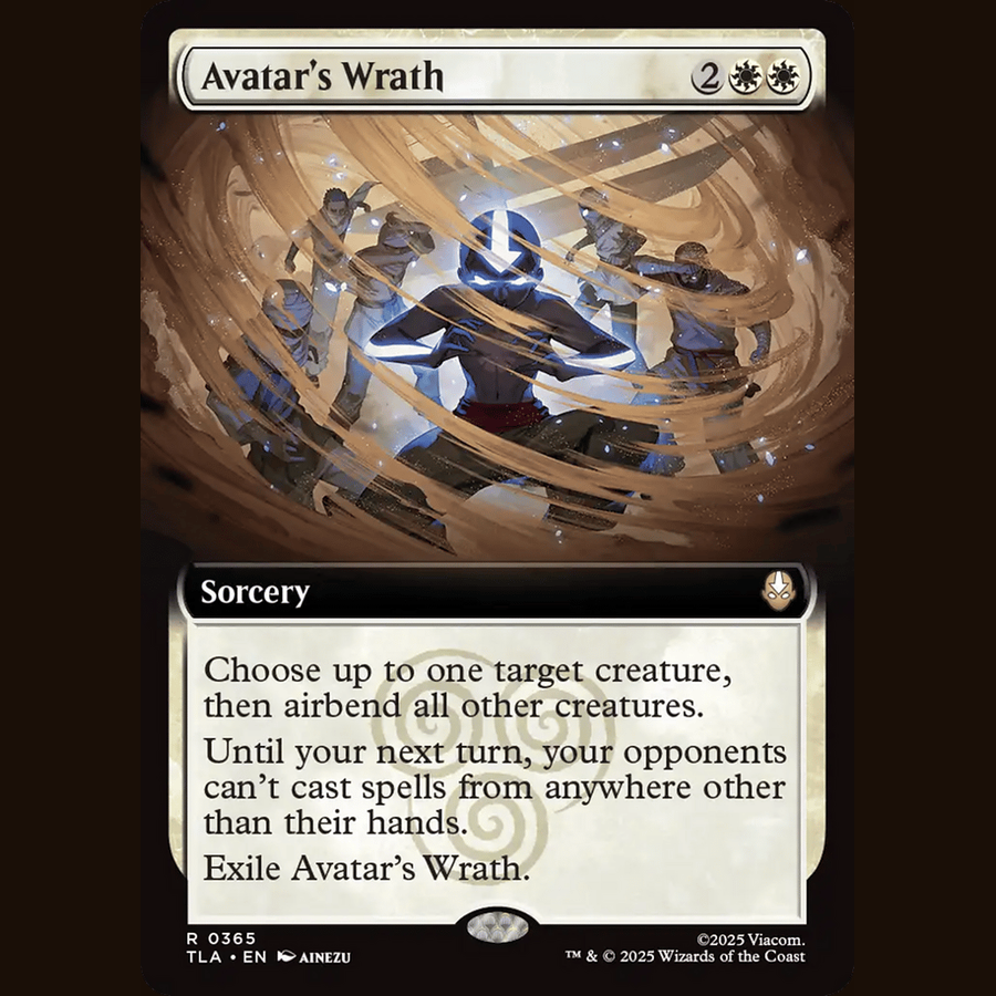 Avatar's Wrath (Extended Art) [Avatar: The Last Airbender] full-card image