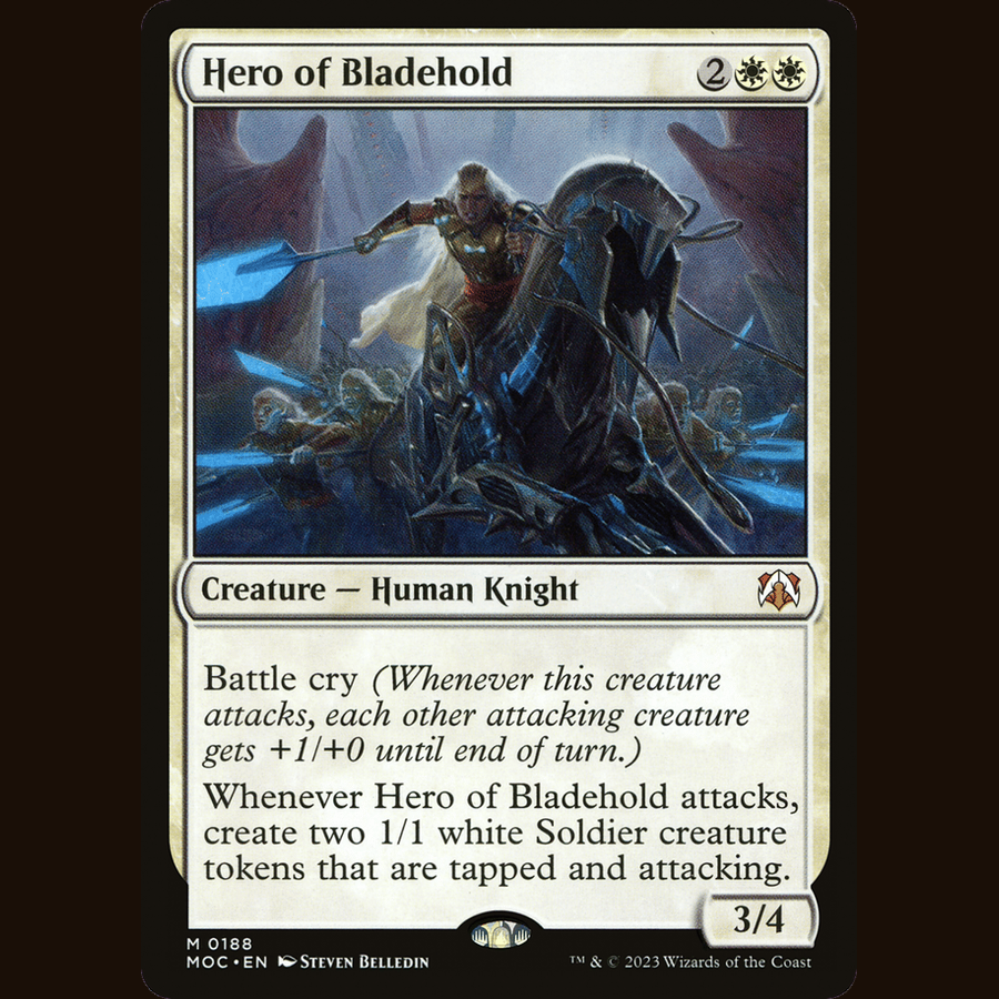 Hero of Bladehold [Commander: March of the Machine] MOC #188 card image
