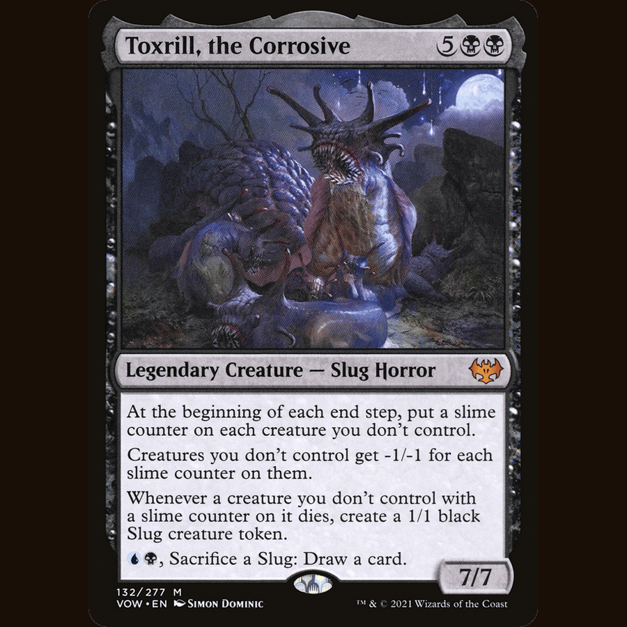 Toxrill, the Corrosive [Innistrad: Crimson Vow] full-card image
