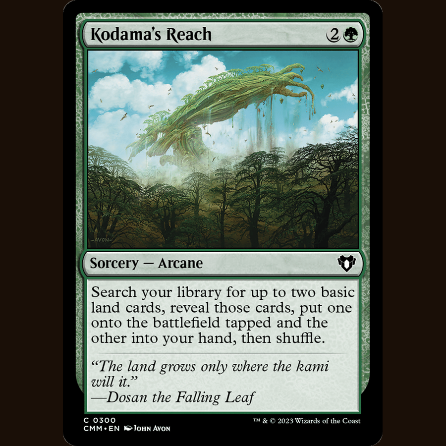 Kodama's Reach [Commander Masters] full-card image