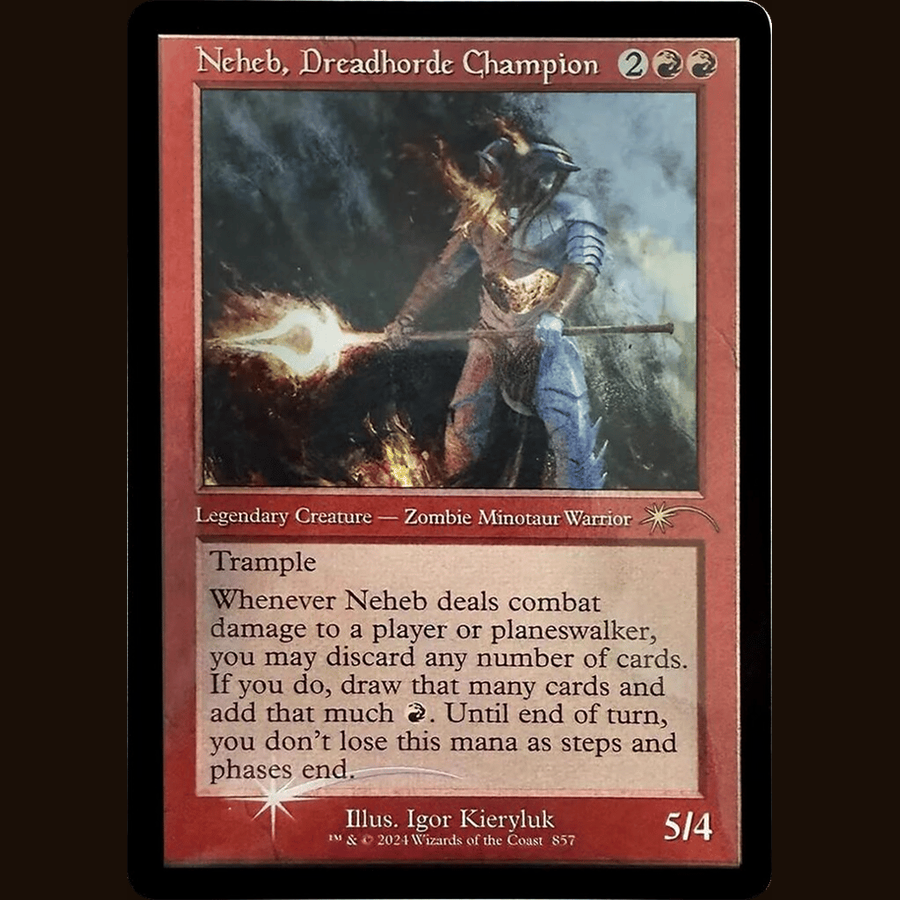 Neheb, Dreadhorde Champion (Retro Frame) [Secret Lair Drop Series] full-card image