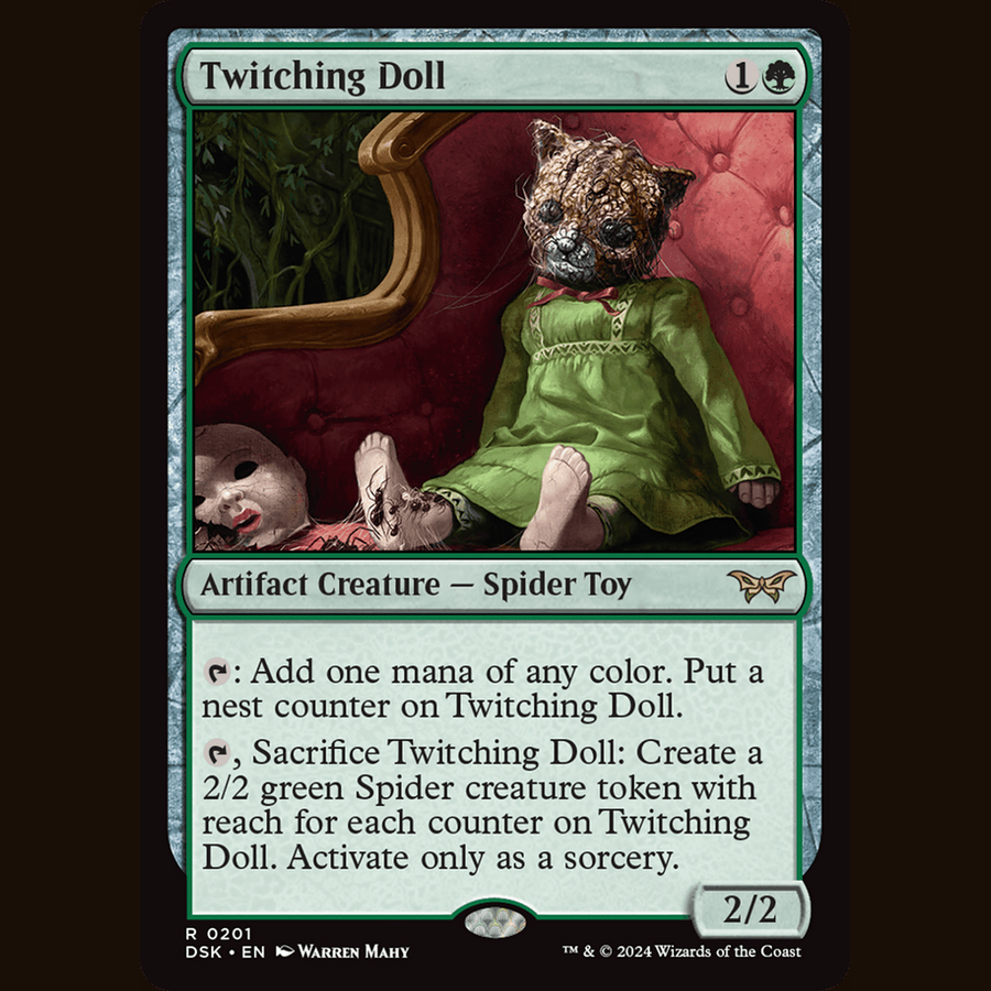 Twitching Doll [Duskmourn: House of Horror] full-card image