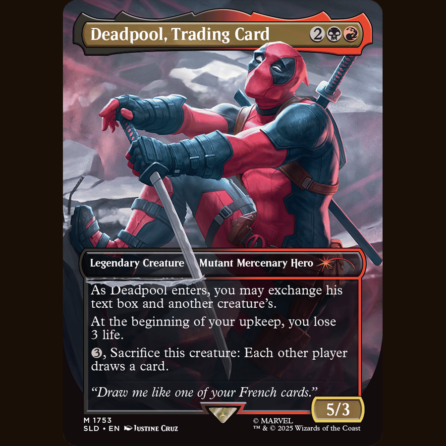 Deadpool, Trading Card [Secret Lair Drop Series] full-card image