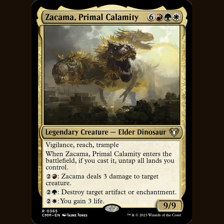 Zacama, Primal Calamity [Commander Masters] full-card image