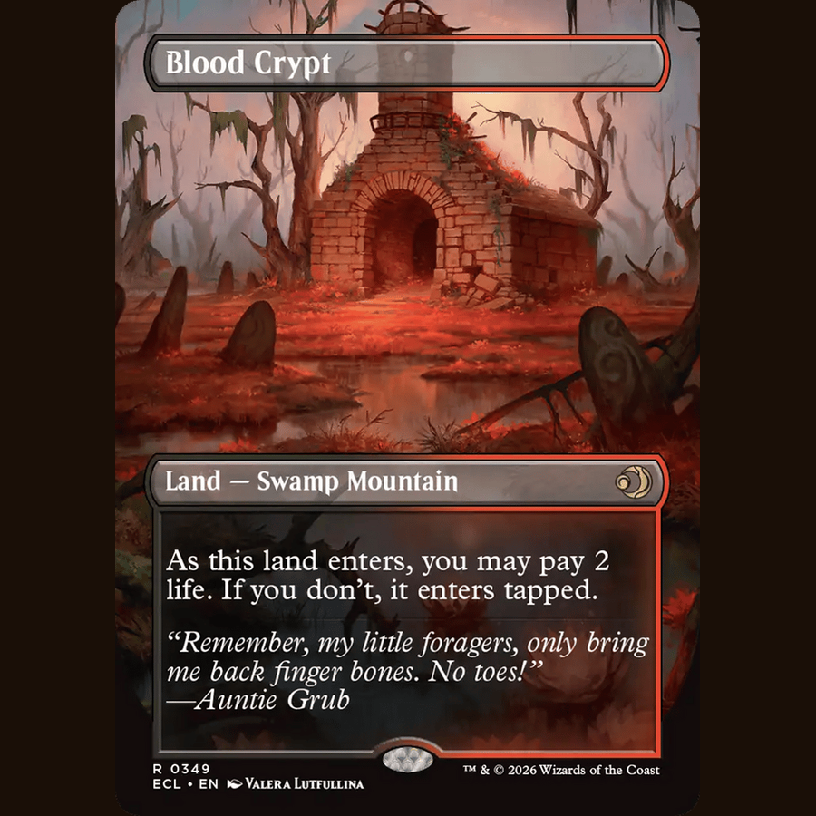 Blood Crypt (Borderless) [Lorwyn Eclipsed] full-card image