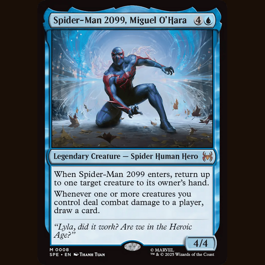 Spider-Man 2099, Miguel O'Hara [Marvel's Spider-Man: Eternal-Legal] full-card image