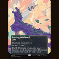 Stirring Wildwood (0174) (Borderless) (Galaxy Foil) [Stellar Sights] full-card image