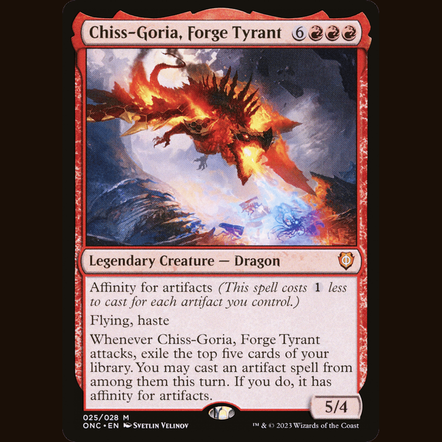 Chiss-Goria, Forge Tyrant [Commander: Phyrexia: All Will Be One] full-card image