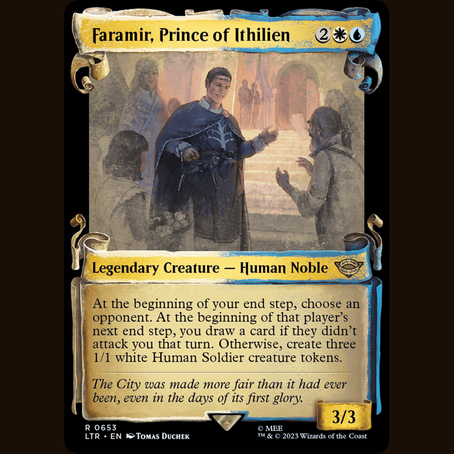 Faramir, Prince of Ithilien (Showcase Scrolls) [Universes Beyond: The Lord of the Rings: Tales of Middle-earth] full-card image