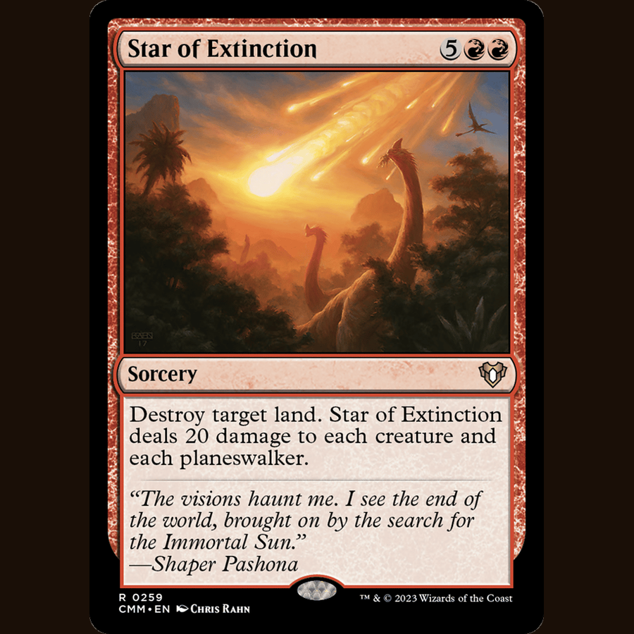 Star of Extinction [Commander Masters] full-card image