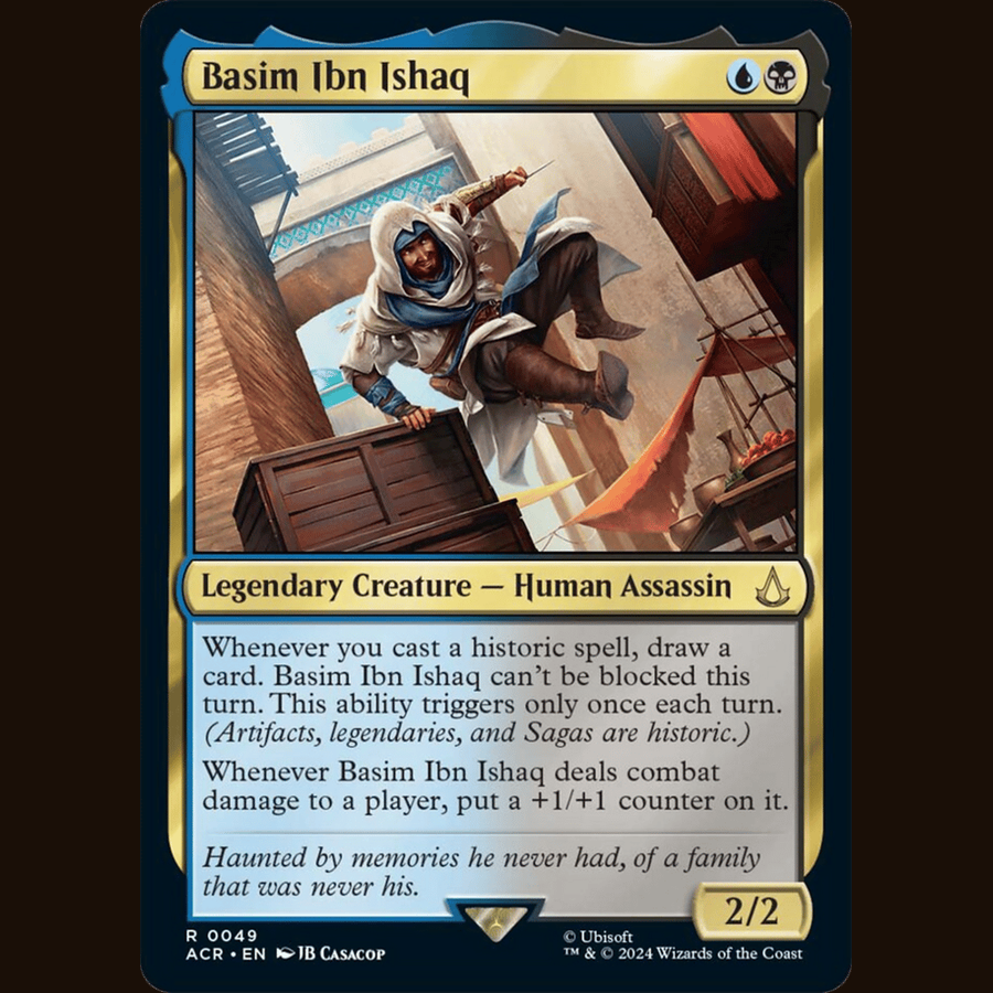 Basim Ibn Ishaq [Universes Beyond: Assassin's Creed] full-card image
