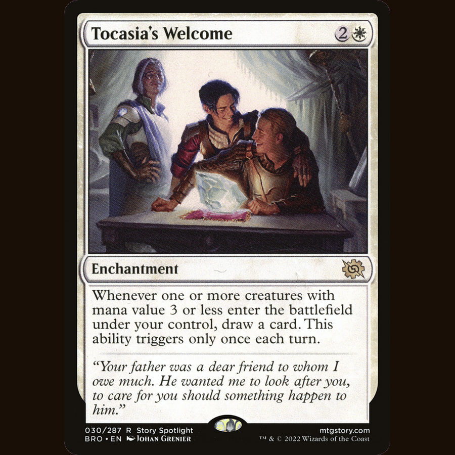 Tocasia's Welcome [The Brothers' War] full-card image