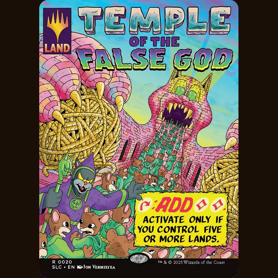 Temple of the False God [Secret Lair: 30th Anniversary Countdown Kit] SLC #20 full-card image