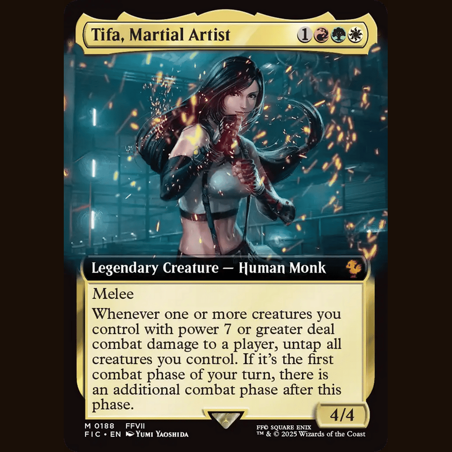 Tifa, Martial Artist (Extended Art) [Commander: FINAL FANTASY] full-card image
