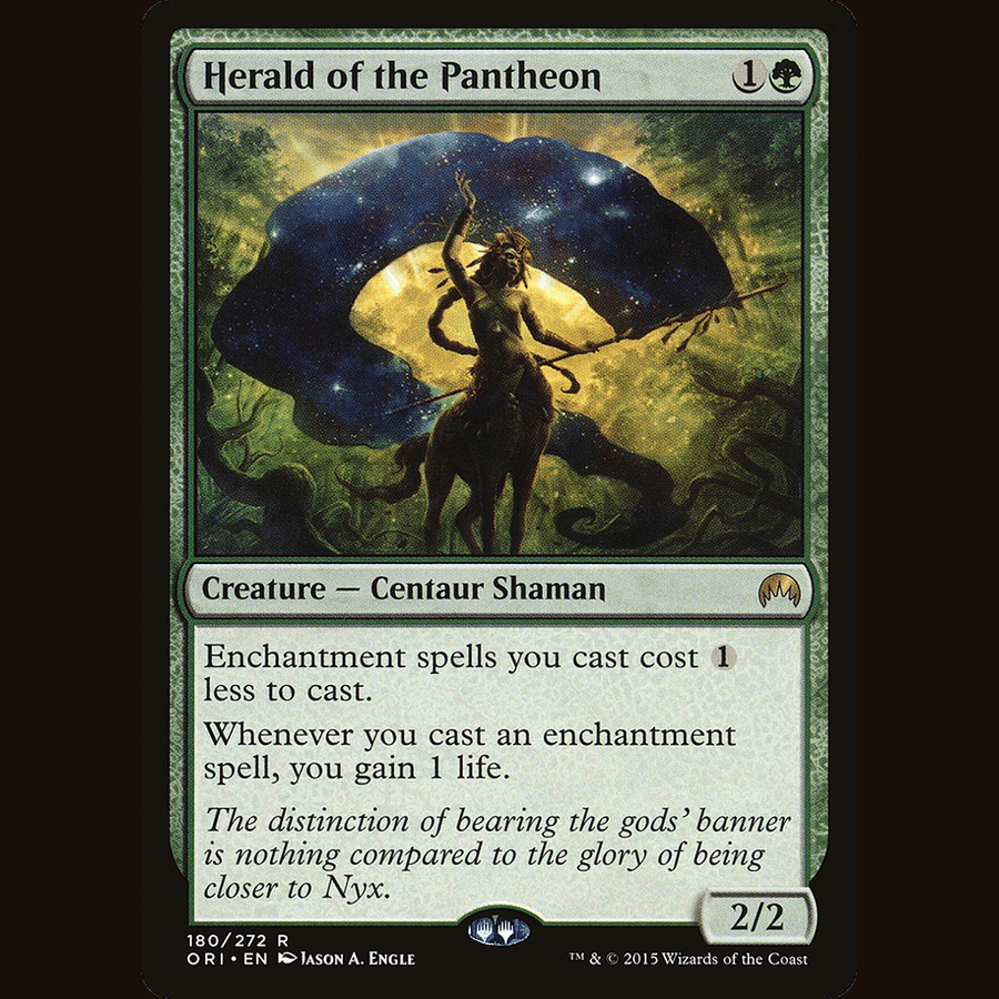 Herald of the Pantheon [Magic Origins] full-card image