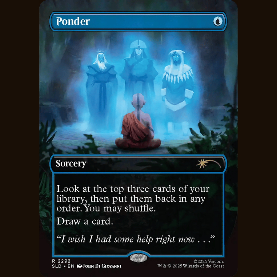 Ponder (2292) (Rainbow Foil) [Secret Lair Drop Series] full-card image
