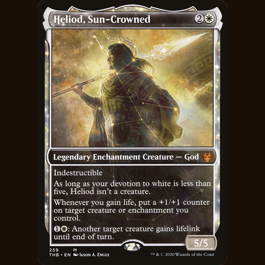Heliod, Sun-Crowned (Showcase) [Theros Beyond Death] full-card image