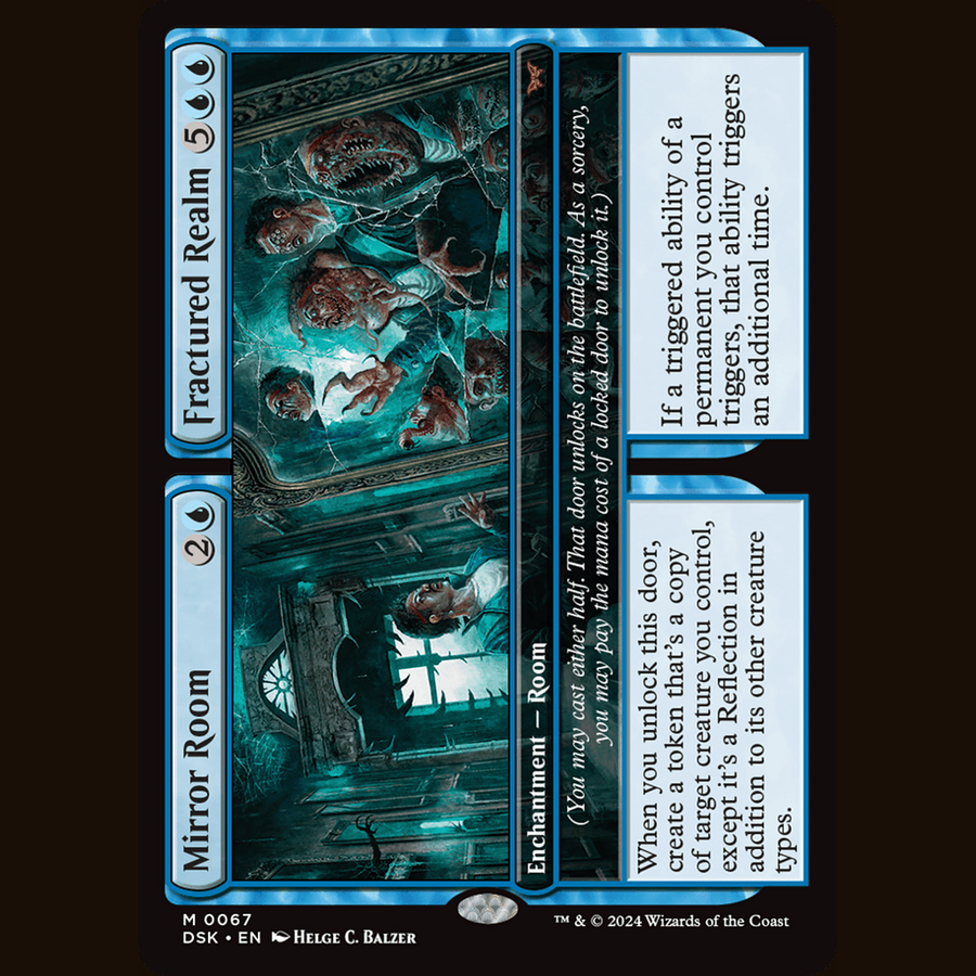Mirror Room // Fractured Realm [Duskmourn: House of Horror] full-card image