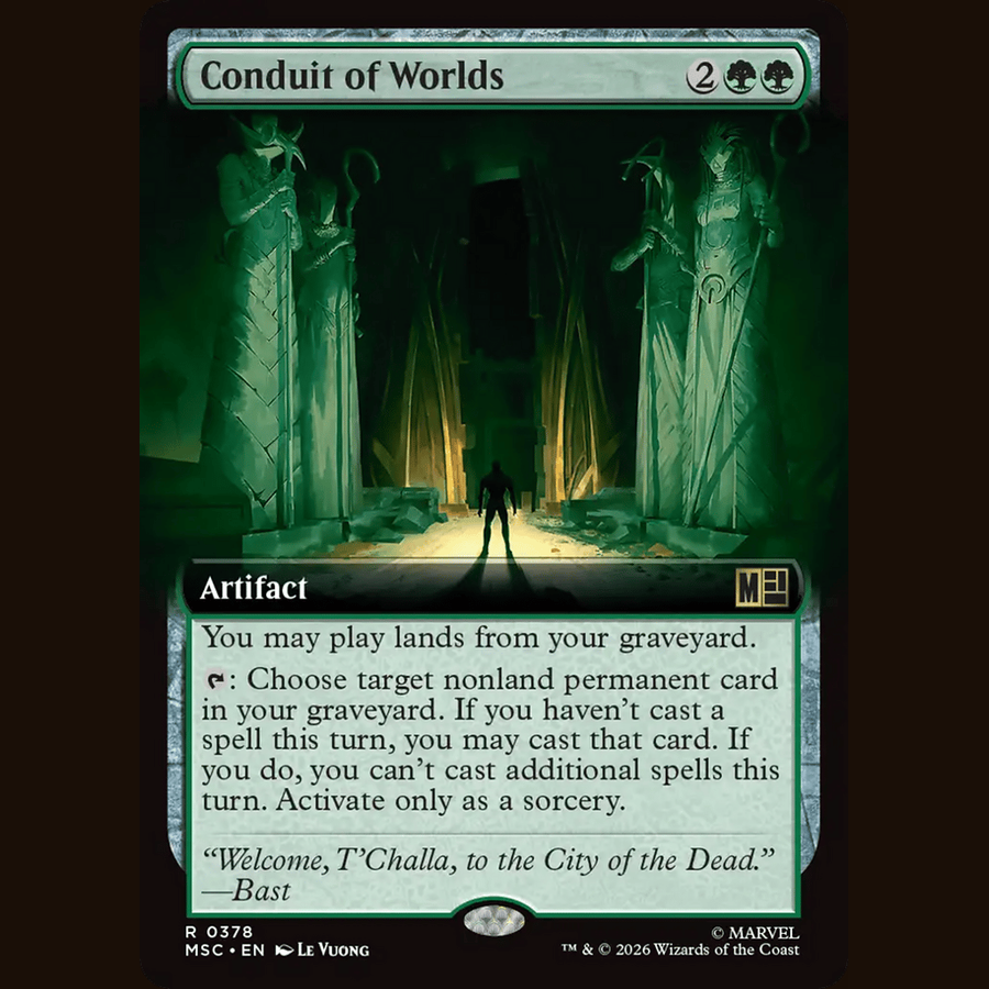Conduit of Worlds (Extended Art) [Commander: Marvel Super Heroes] full-card image
