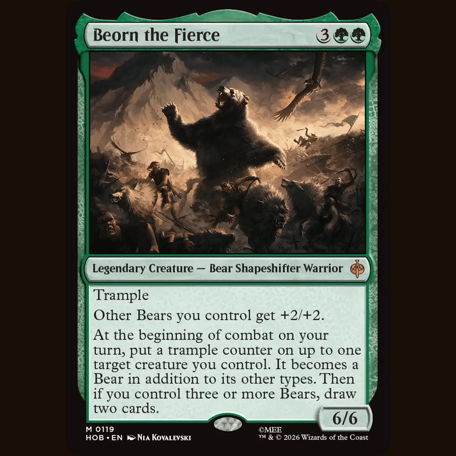 Beorn the Fierce [The Hobbit] full-card image