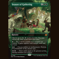 Season of Gathering (Borderless) [Bloomburrow] full-card image