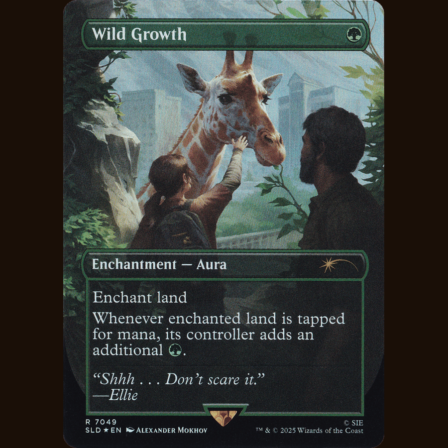 Wild Growth (Rainbow Foil) [Secret Lair Drop Series] full-card image