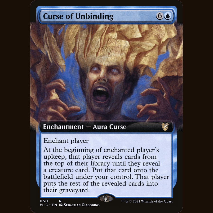 Curse of Unbinding (Extended Art) [Commander: Innistrad: Midnight Hunt] full-card image