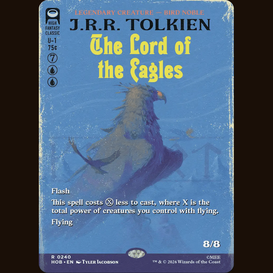 The Lord of the Eagles (Borderless) [The Hobbit] full-card image