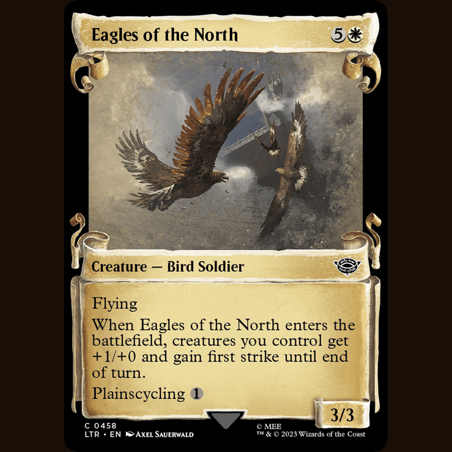 Eagles of the North (Showcase Scrolls) [Universes Beyond: The Lord of the Rings: Tales of Middle-earth] full-card image