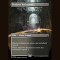 Shadowy Backstreet (Borderless) [Murders at Karlov Manor] full-card image