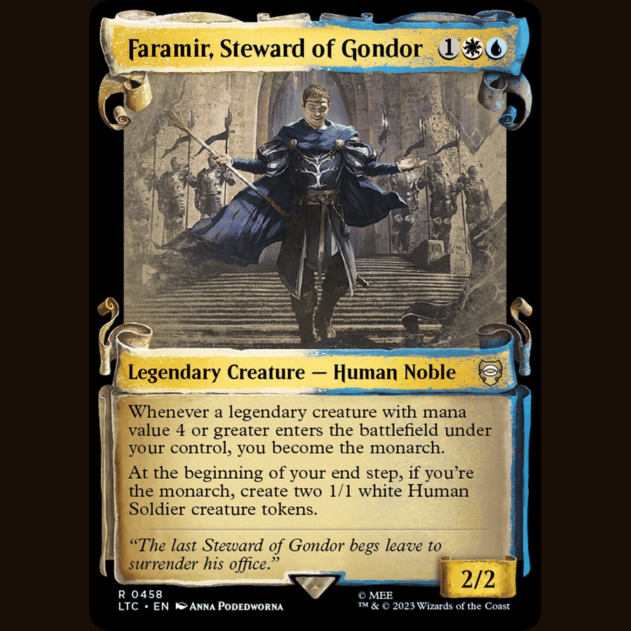 Faramir, Steward of Gondor (Showcase Scrolls) [Commander: The Lord of the Rings: Tales of Middle-earth] full-card image