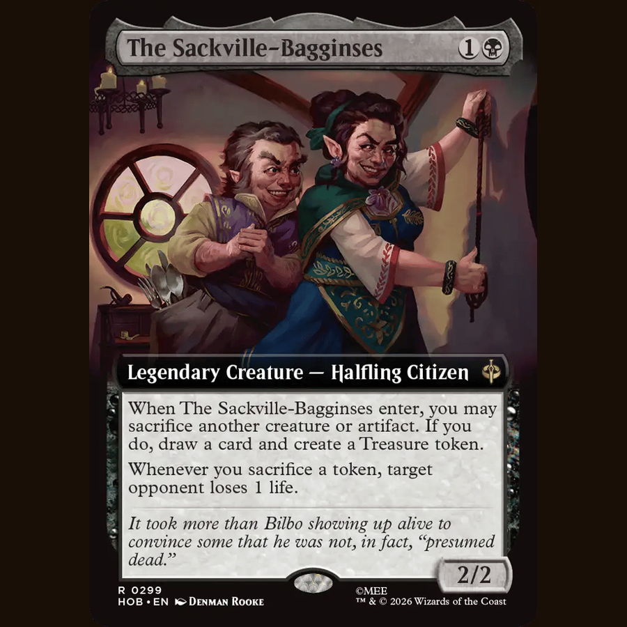 The Sackville-Bagginses (Extended Art) [The Hobbit] full-card image