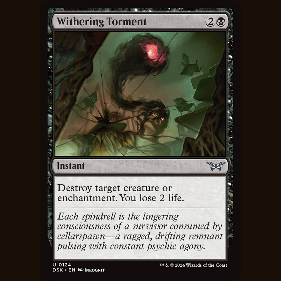 Withering Torment [Duskmourn: House of Horror] full-card image