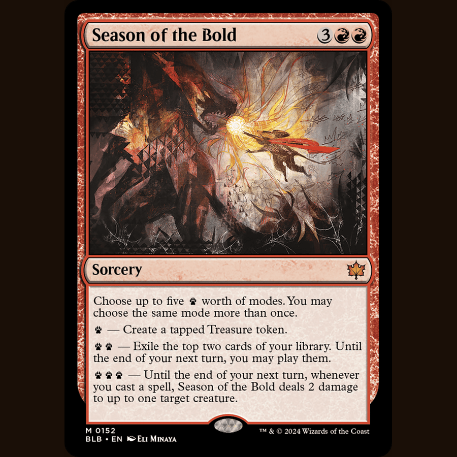 Season of the Bold [Bloomburrow] full-card image