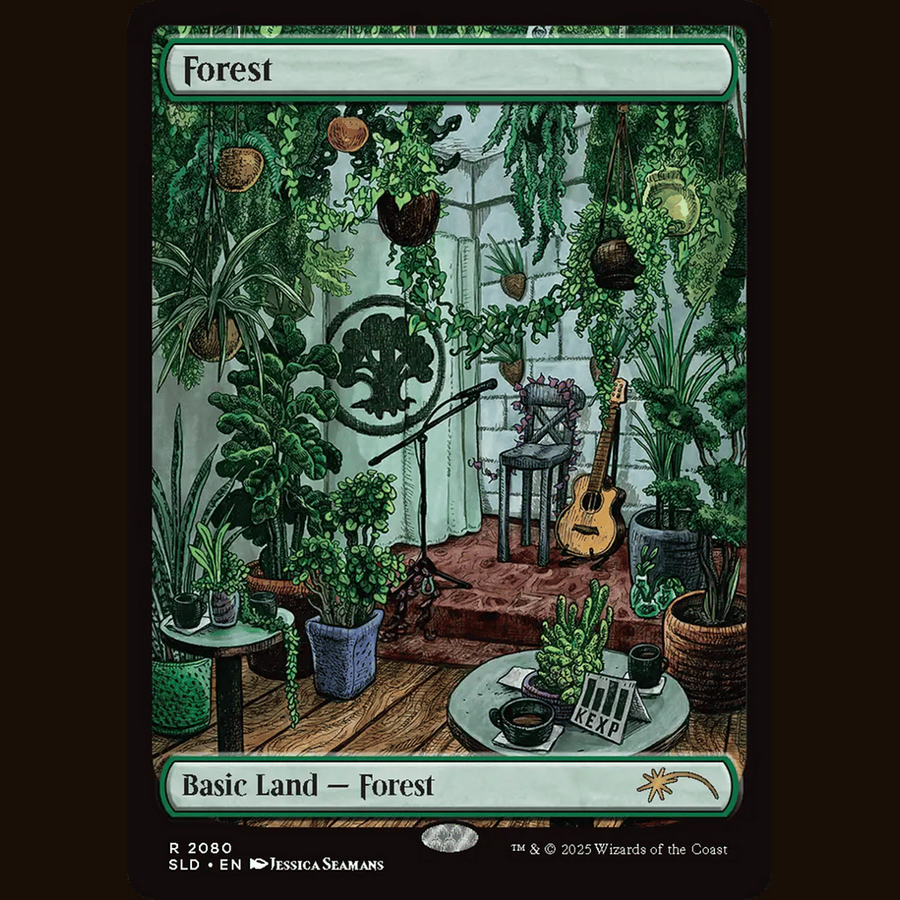 Forest (2080) (Rainbow Foil) [Secret Lair Drop Series] full-card image