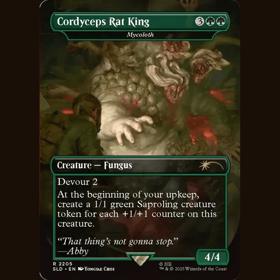 Cordyceps Rat King - Mycoloth (Rainbow Foil) [Secret Lair Drop Series] full-card image
