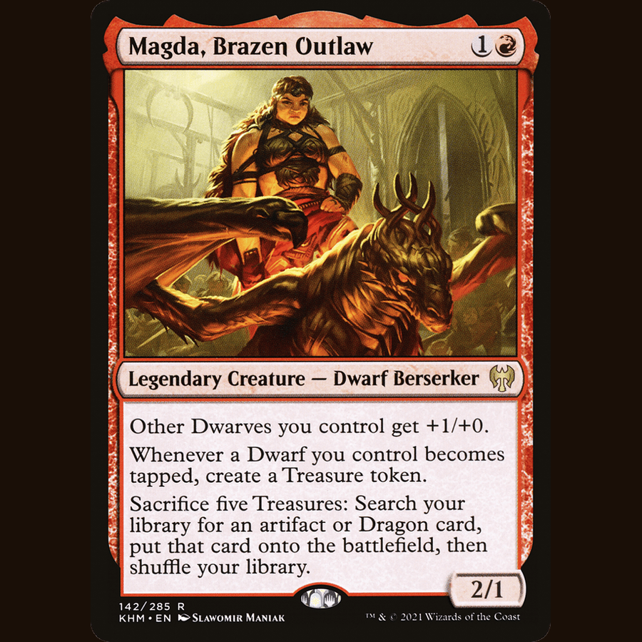 Magda, Brazen Outlaw [Kaldheim] full-card image