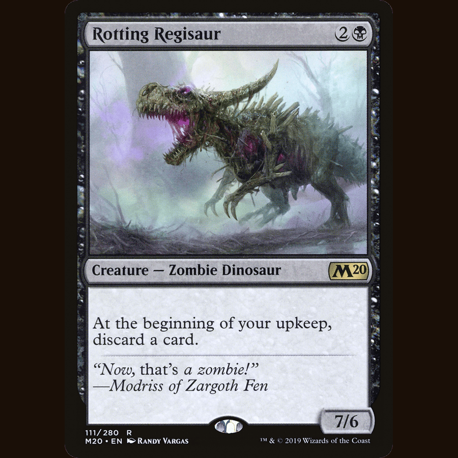 Rotting Regisaur [Core Set 2020] full-card image