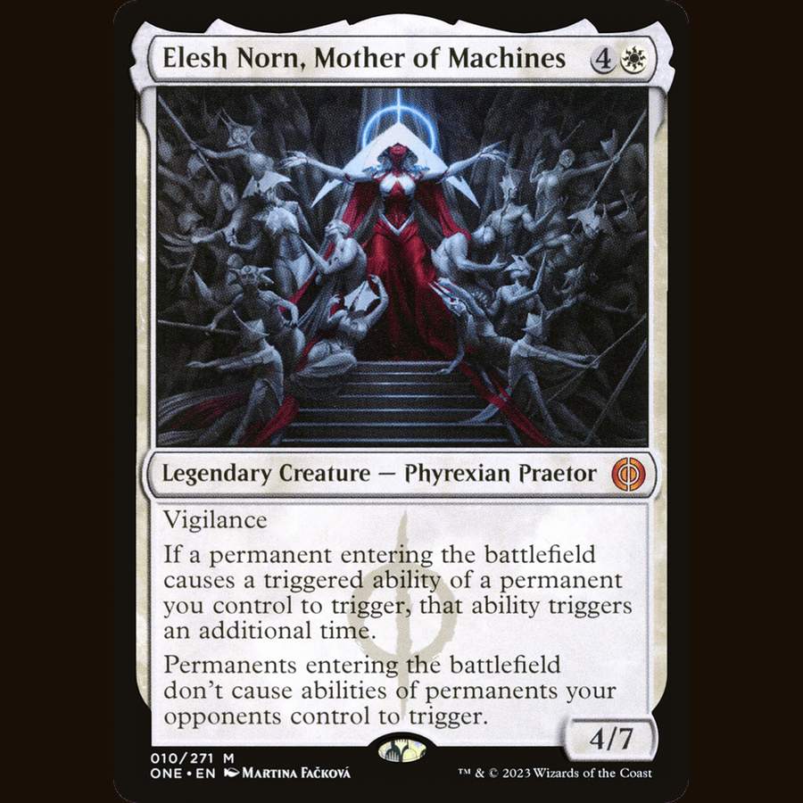 Elesh Norn, Mother of Machines [Phyrexia: All Will Be One] full-card image