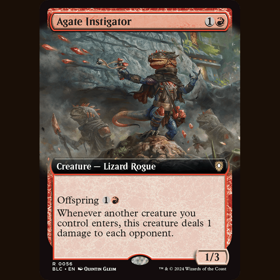 Agate Instigator (Extended Art) [Commander: Bloomburrow] full-card image