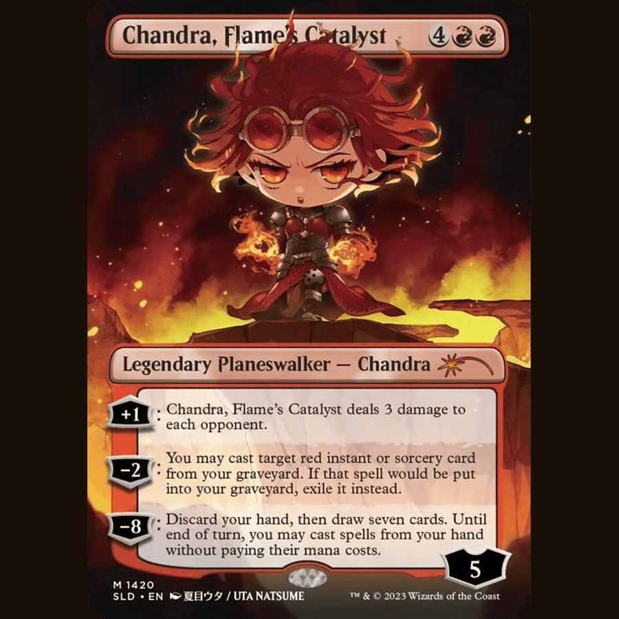 Chandra, Flame's Catalyst (Rainbow Foil) [Secret Lair Drop Series] full-card image