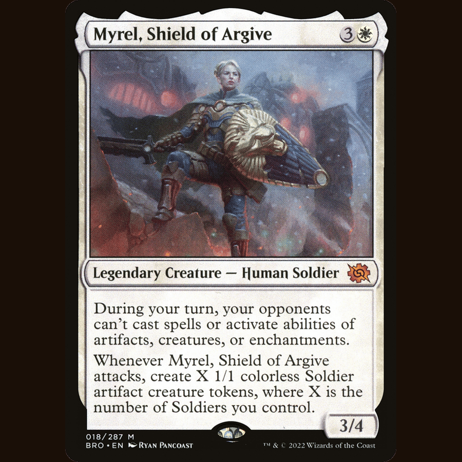 Myrel, Shield of Argive [The Brothers' War] full-card image