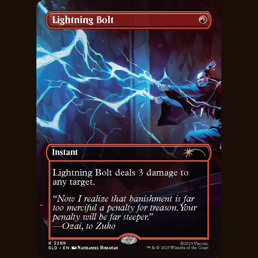 Lightning Bolt (2289) (Rainbow Foil) [Secret Lair Drop Series] full-card image