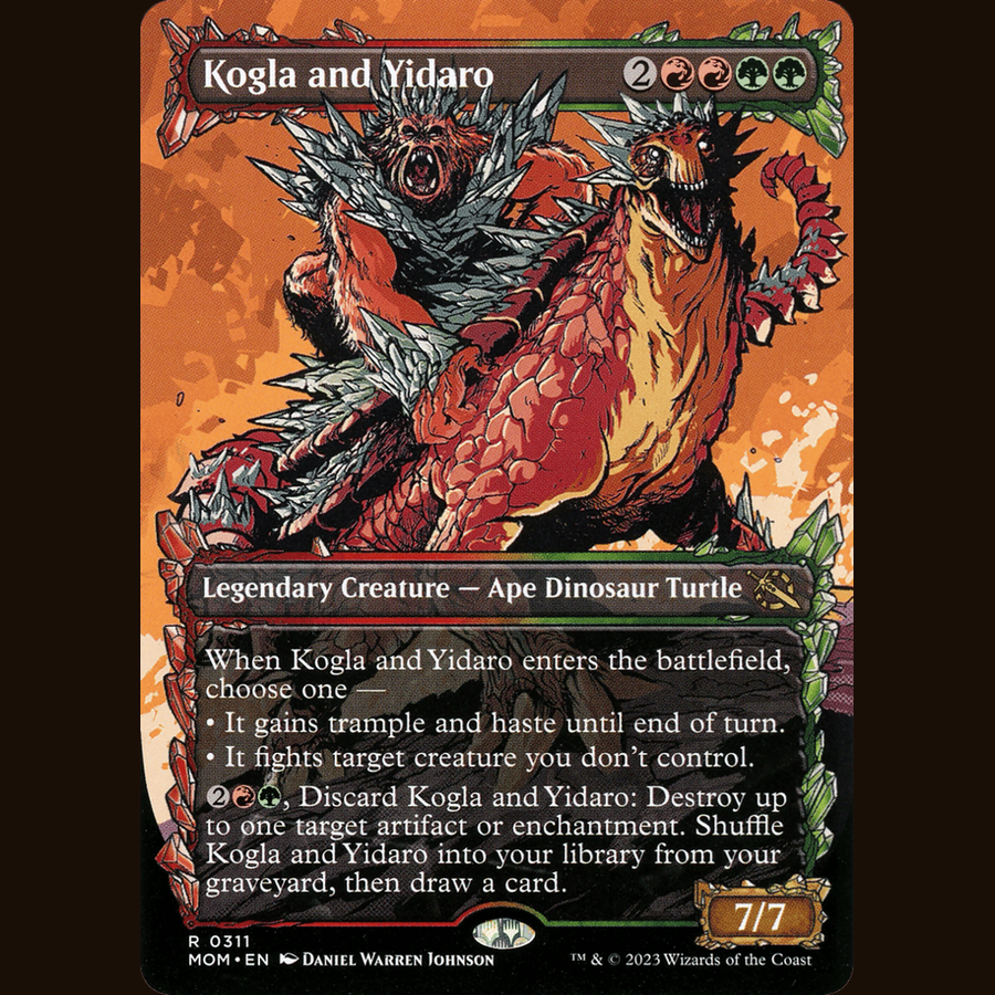 Kogla and Yidaro (Showcase) [March of the Machine] full-card image