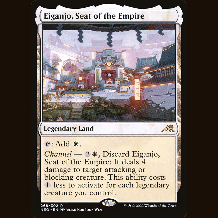 Eiganjo, Seat of the Empire [Kamigawa: Neon Dynasty] full-card image