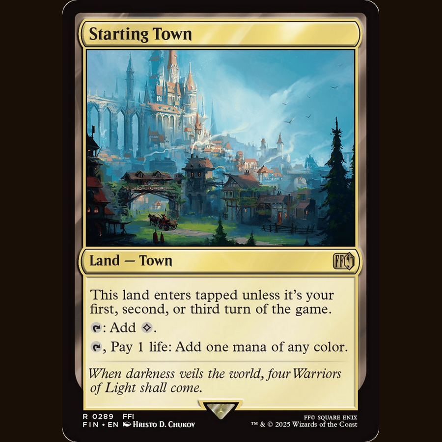 Starting Town [Universes Beyond: FINAL FANTASY] full-card image