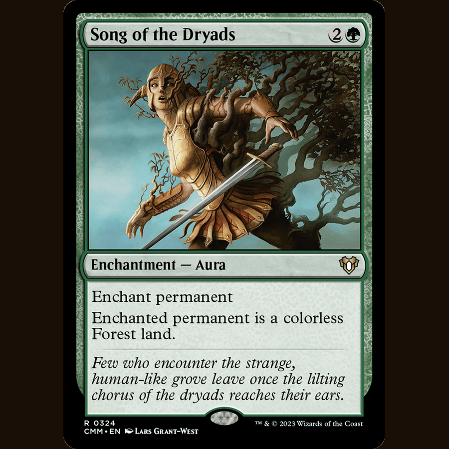 Song of the Dryads [Commander Masters] full-card image